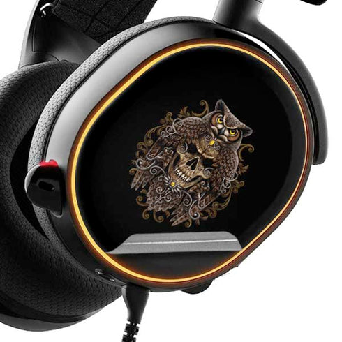 Skull and Owl by Sarah Richter SteelSeries Arctis 3 Skin